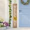 Glitzhome® 5ft. Brown Welcome Wood Porch Sign with 4 Changeable Wreaths